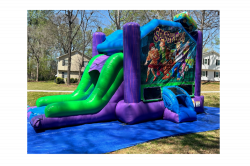 1 1722360189 Scooby-Doo bounce house w slide(DRY)