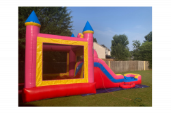 29 1722363470 Princess castle bounce house w slide (WET)