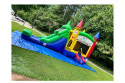 49 1722361159 Crayon bounce house w slide