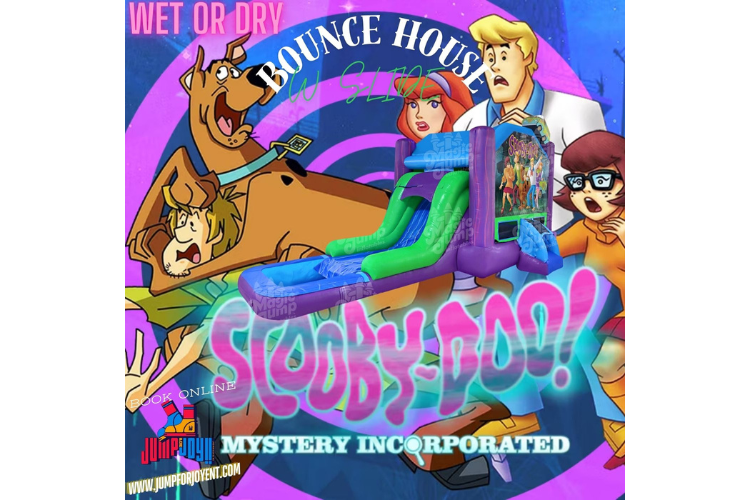 Scooby-Doo bounce house w slide(DRY)