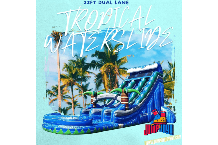 22FT Tropical Waterslide 22FT Tropical Waterslide