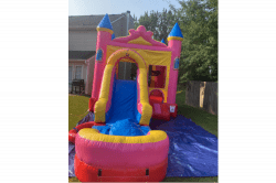Princess castle bounce house w slide (WET) 28 1722363470 Princess castle bounce house w slide (WET)