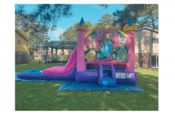 Disney Princess bounce house w slide (WET) 45 1722363414 Disney Princess bounce house w slide (WET)
