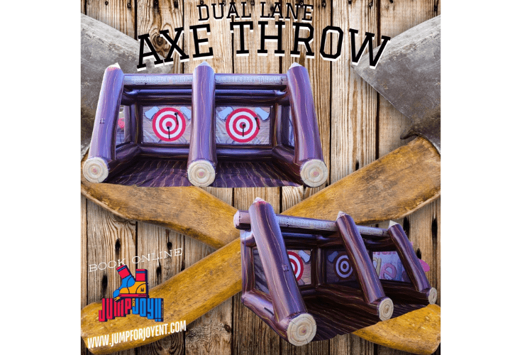 Dual lane axe throw Dual lane axe throw