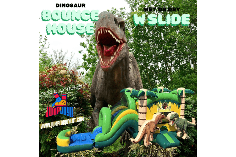 Dinosaur Bounce house w slide(DRY) Dinosaur Bounce house w slide(DRY)