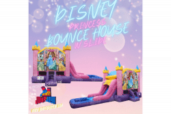 Disney Princess bounce house w slide(DRY) Disney Princess bounce house w slide(DRY)