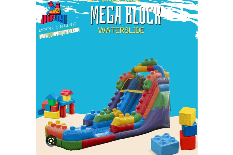 15FT Megablock waterslide 15FT Megablock waterslide