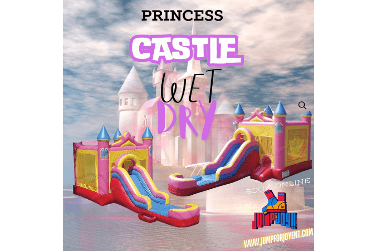 Princess castle bounce house w slide (WET) Princess castle bounce house w slide (WET)